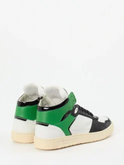 – High-Top Sneaker aus Kalbleder und Lackleder-Sioux Clearance