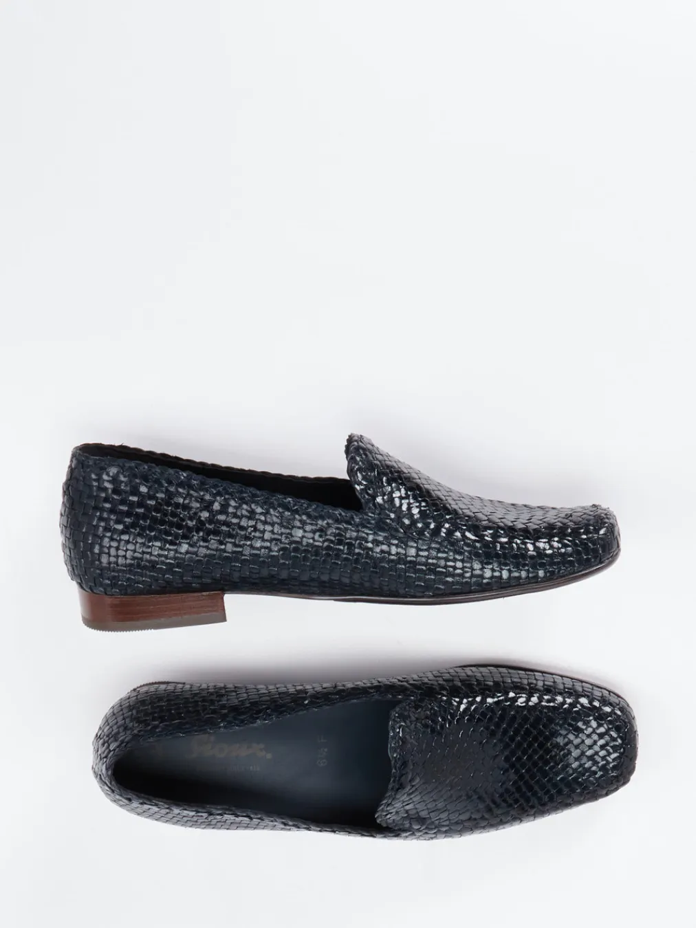 – Loafer aus Flechtleder in Navy-Sioux Clearance