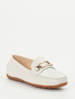 – Loafer aus Kalbleder in Creme-Sioux