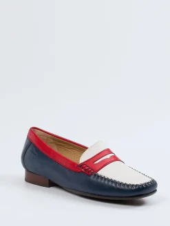 – Penny Loafer aus Kalbleder im Marine-Look-Sioux