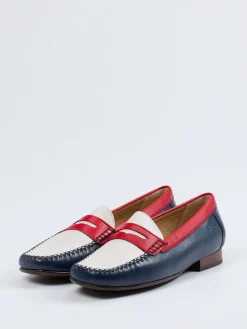 – Penny Loafer aus Kalbleder im Marine-Look-Sioux