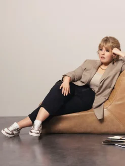 – Sneaker aus Lammnappa mit Metallic-Finish-Sioux Discount