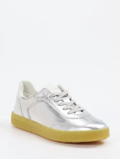 – Sneaker aus Metallicleder in Silber-Sioux Discount