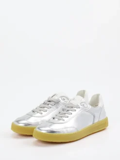 – Sneaker aus Metallicleder in Silber-Sioux Discount