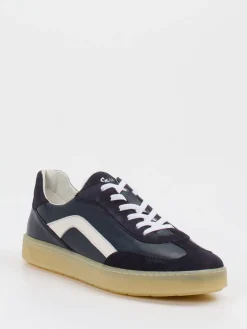 – Sneaker aus Velours- und Glattleder dunkel-Sioux New