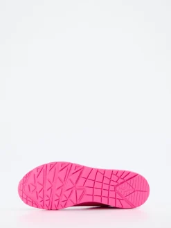 – Chunky Sneaker aus Nubukleder Neonpink-Skechers Discount