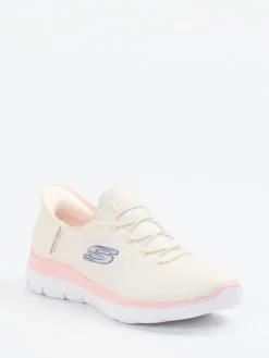 – Slip-On Sneaker aus Mesh-Textil creme-Skechers Hot