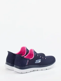 – Slip-On Sneaker aus Textil in Dunkel-Skechers Outlet