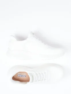 – Slip-On Sneaker aus Textil in Offwhite-Skechers New