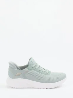 – Slip-On-Sneaker aus Meshtextil Pastellgrün-Skechers Outlet