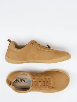 – Barfußsneaker aus Nubukleder honig-Snipe New