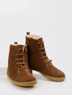 – Stiefeletten aus Nubukleder cognac-Snipe Online