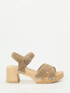 – Clogsandalen aus Veloursleder-Softclox Outlet