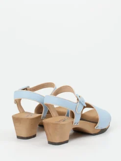 – Clogsandalen aus Lammleder in Hell-Softclox Hot