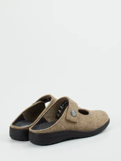 – Hausschuh aus Wollfilz in braun-Solidus New