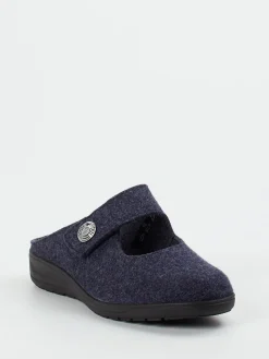 – Hausschuhe aus Filz in Dunkel-Solidus