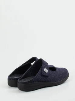 – Hausschuhe aus Filz in Dunkel-Solidus