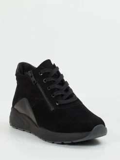 – High-Top Sneaker aus Nubukleder-Solidus Clearance