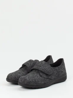 – Klettslipper aus Filz in Anthrazit-Solidus Clearance