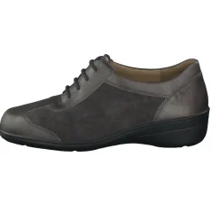 – Komfort-Schnürer aus Metallicleder-Solidus Sale