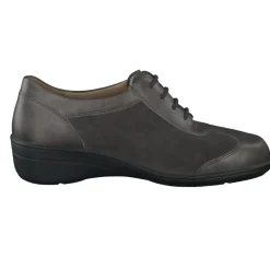 – Komfort-Schnürer aus Metallicleder-Solidus Sale