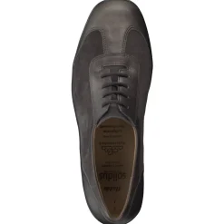 – Komfort-Schnürer aus Metallicleder-Solidus Sale