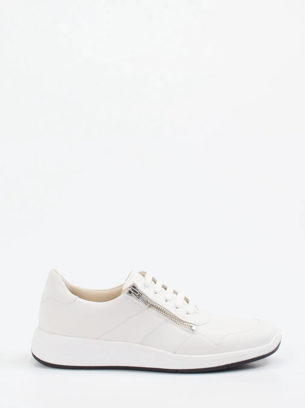 – Komfort-Sneaker aus Kalbleder Offwhite-Solidus Hot