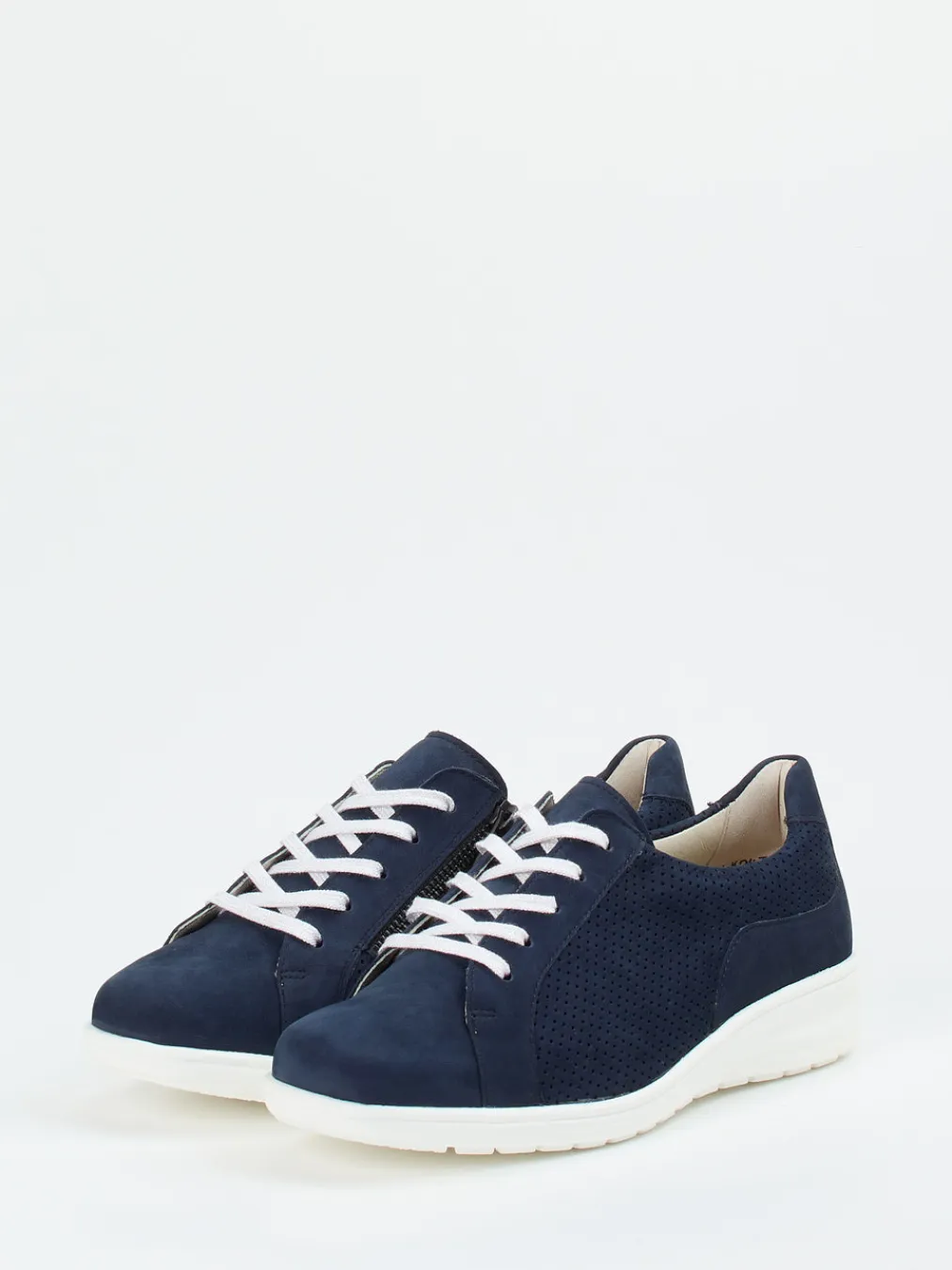 – Komfort-Sneaker aus Nubukleder marine-Solidus Best