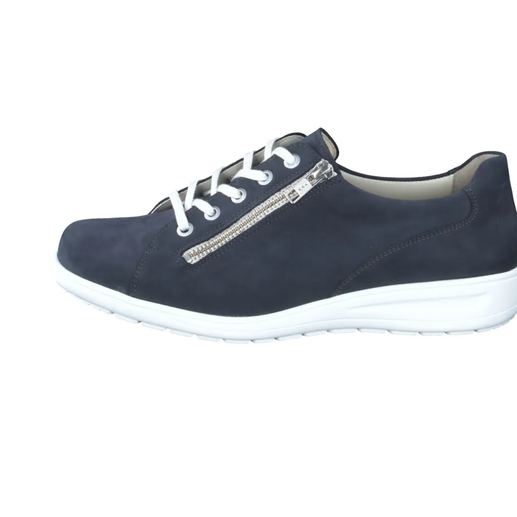 – Komfort-Sneaker aus Nubukleder dunkel-Solidus Best