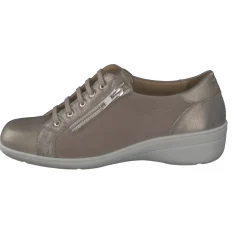 – Komfort-Sneaker aus Metallicleder-Solidus