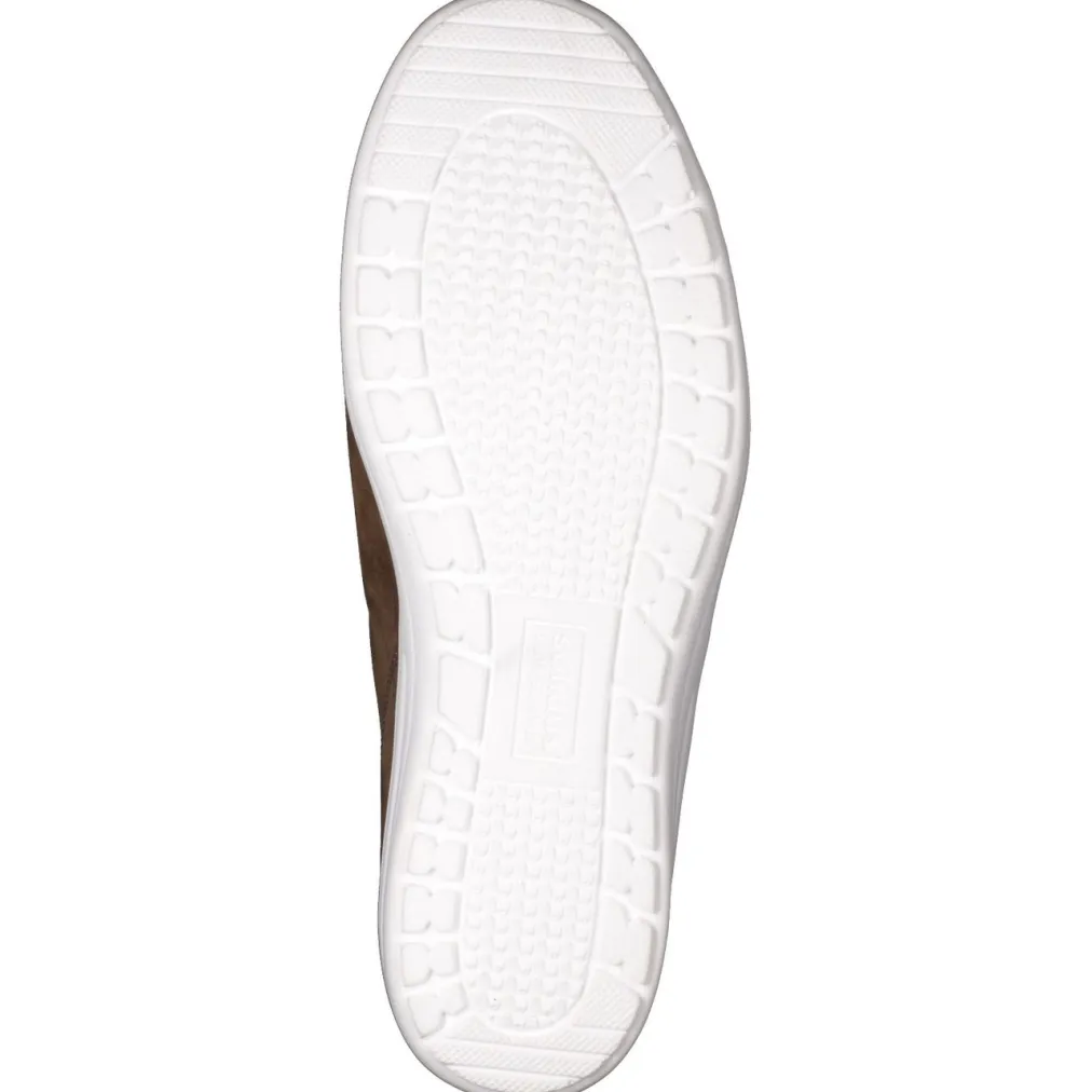 – Komfort-Sneaker aus Nubukleder cognac-Solidus Sale