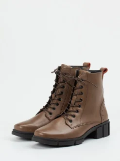 – Schnürboots aus Kalbleder mittel-Solidus