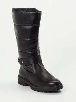 – Winterstiefel aus Kalbleder und Nylon-Solidus Sale