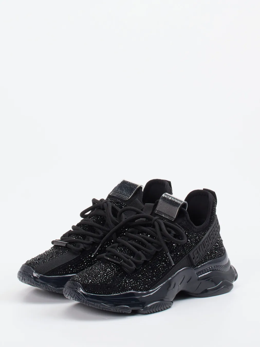 – Chunky Sneaker aus Synthetik mit Strass-Steve Madden