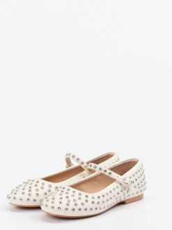 – Mary Jane Ballerinas aus Lederimitat creme-Steve Madden New