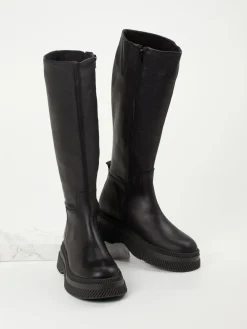 – Plateau-Stiefel aus Kalbleder-Steve Madden Online