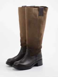 – Stiefel aus Velourleder und Glattleder-Steve Madden Discount