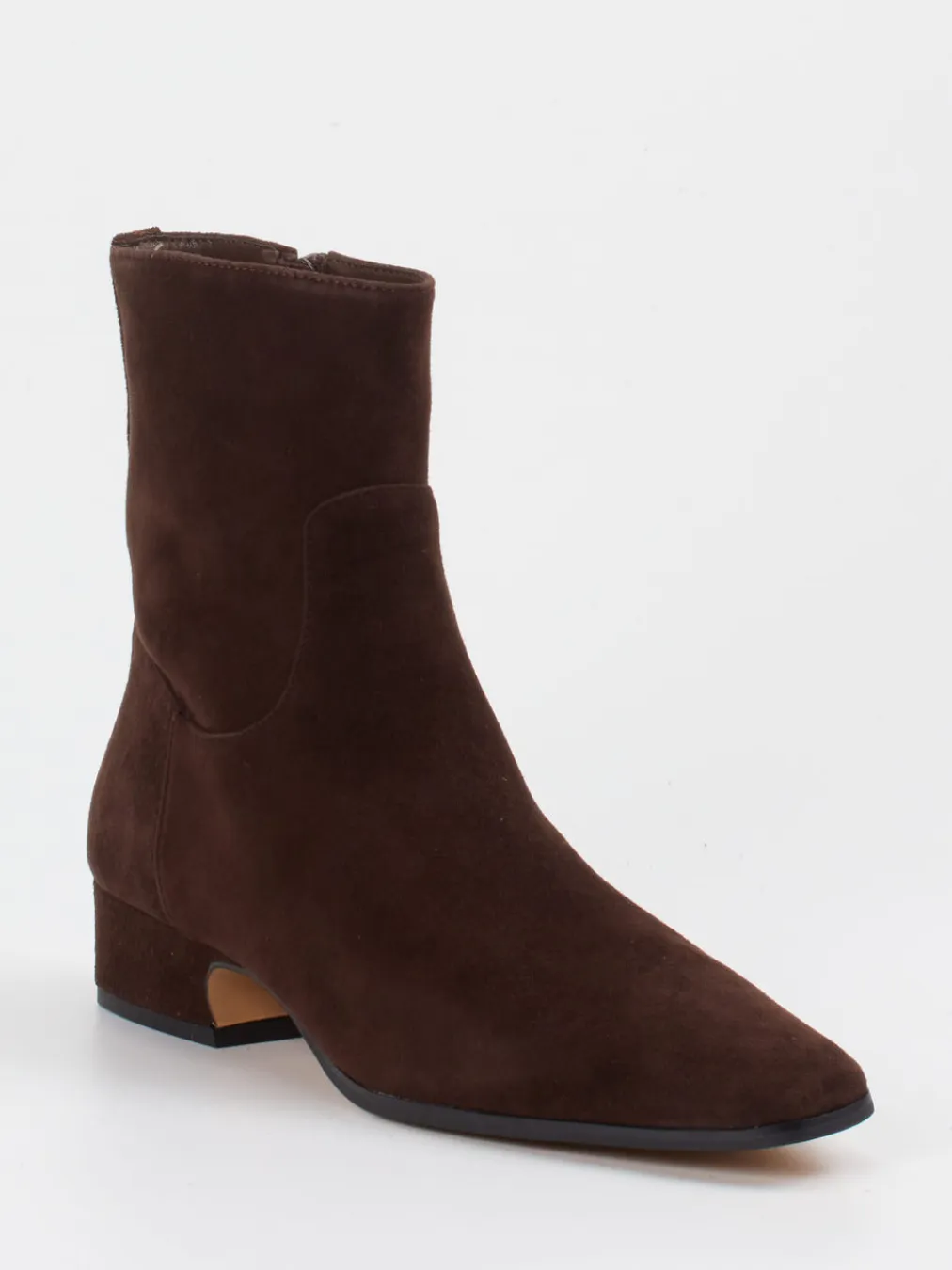 – Stiefelette aus Kalbleder Dunkel-Steve Madden Outlet