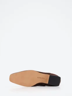 – Stiefelette aus Kalbleder Dunkel-Steve Madden Outlet