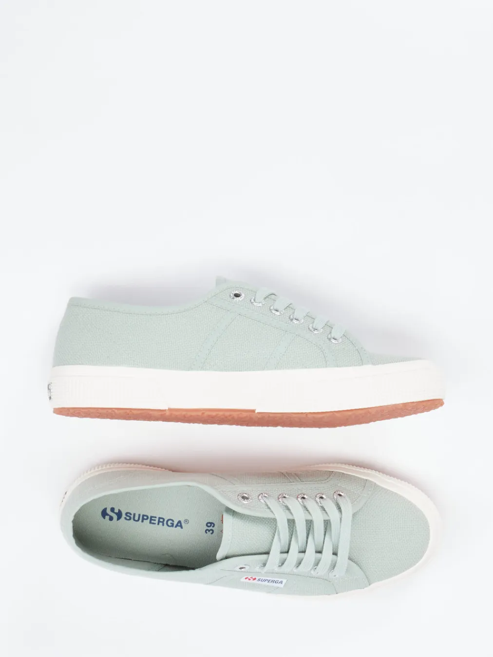 – Canvas-Sneaker aus Textil in Salbei-Superga Best