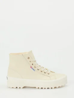 – High-Top Sneaker aus Leder in-Superga Outlet