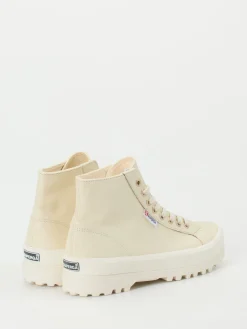 – High-Top Sneaker aus Leder in-Superga Outlet