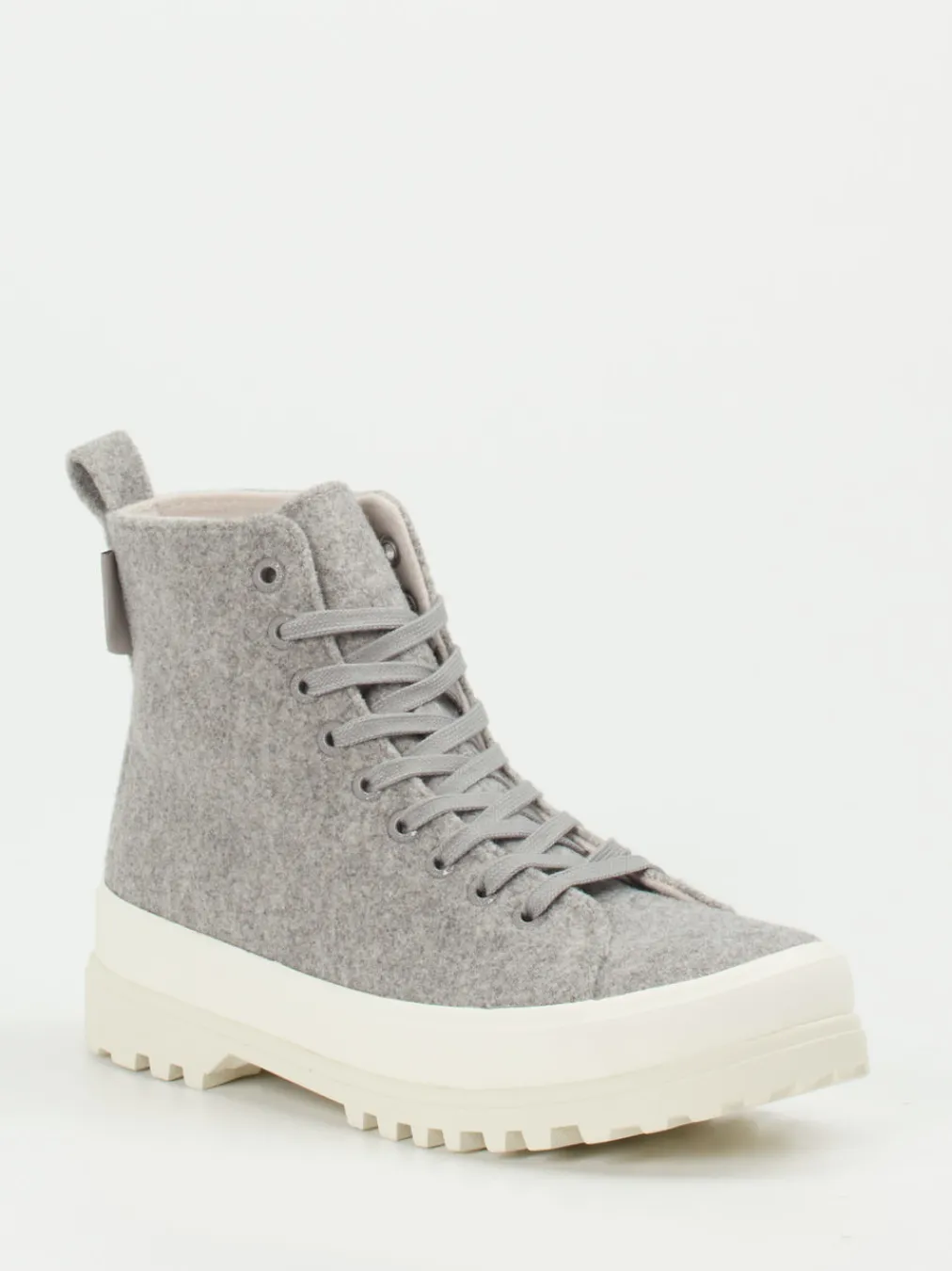 – Schnürboots aus Filztextil Hell-Superga Clearance