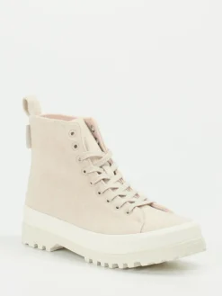 – Schnürboots aus Filz in Creme-Superga Online