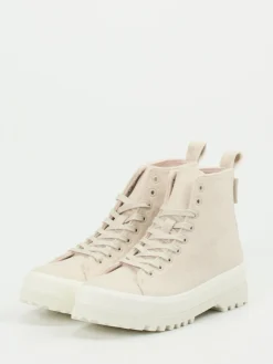 – Schnürboots aus Filz in Creme-Superga Online