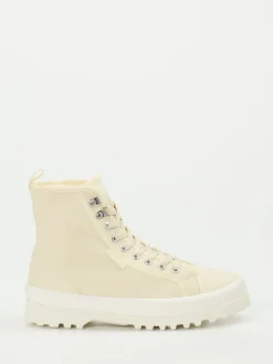 – Schnürboots aus Lammleder in-Superga New