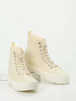 – Schnürboots aus Lammleder in-Superga New