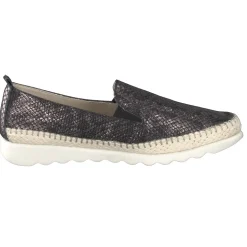 – Slipper aus Leder in Metallic--The Flexx Best