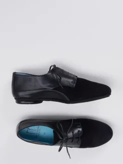 – Derby-Schnürschuhe aus Veloursleder-Thierry Rabotin