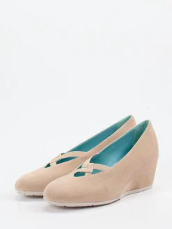 – Keilpumps aus Veloursleder-Thierry Rabotin Discount